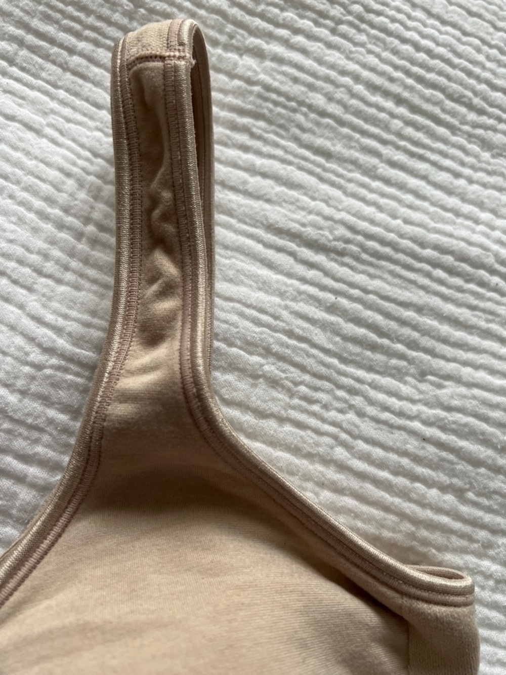 NWOT • Bali Smooth Wireless Cup Lined Comfort Bra  • Tan/Beige • Women’s Large - Picture 6 of 8
